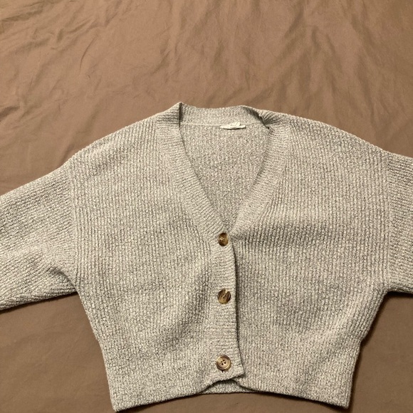 Garage Light Gray Knit Cardigan - Picture 3 of 7